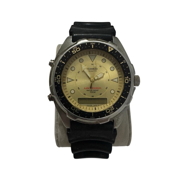 Casio Other - Vintage CASIO 44mm Stainless Steel AMW 320D Beta Arnie Watch